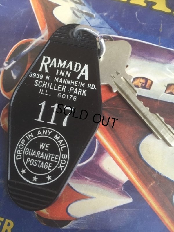 画像1: Vintage Motel Key Ramada Inn #117 (AL7634) 