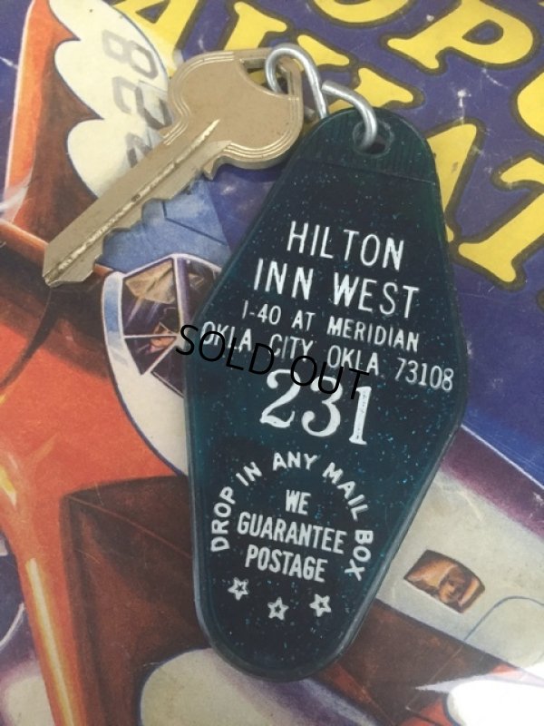 画像1: Vintage Motel Key Hillton Inn West #231 (AL7661) 