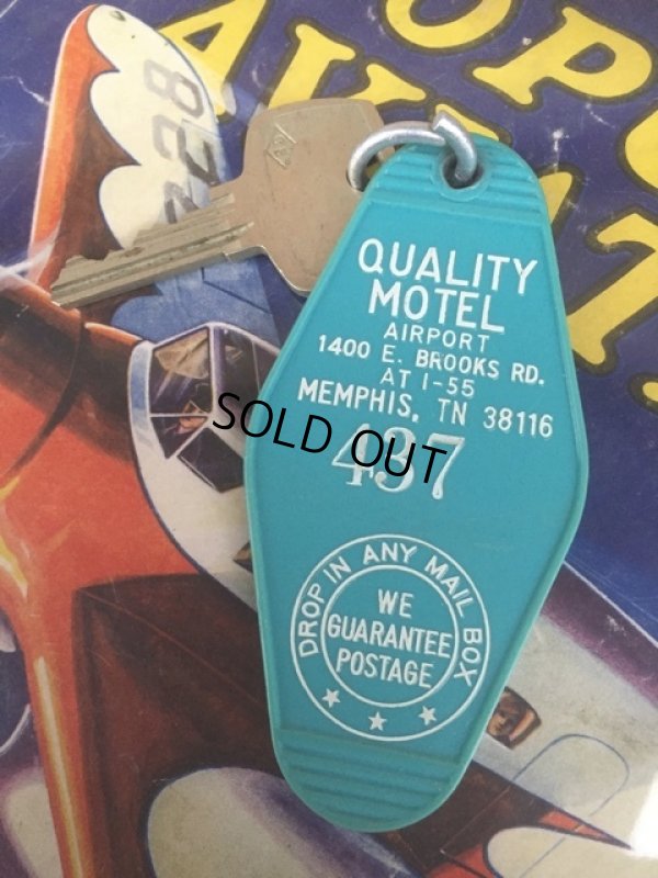 画像1: Vintage Motel Key Quality Motel #437 (AL7655) 