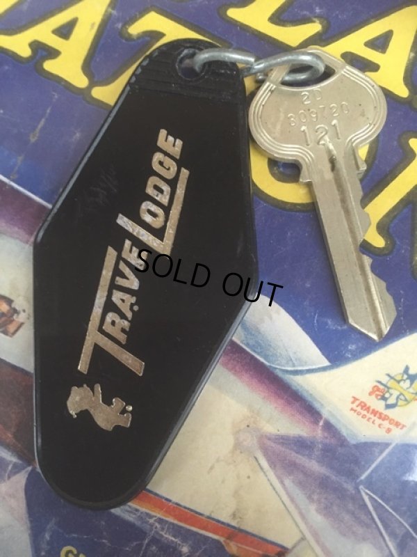 画像1: Vintage Motel Key Trave Lodge #121 (AL7648) 