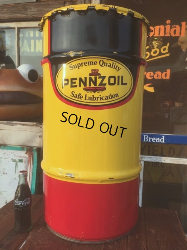 画像2: Vintage Pennzoil Drum Oil Can (AL287)