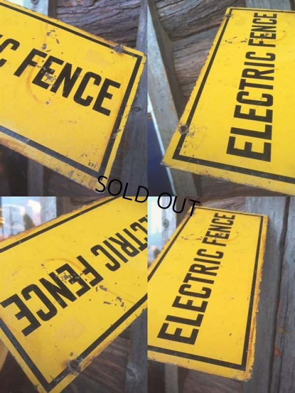 画像3: Vintage Electric Fance Farm Sign (AL290)