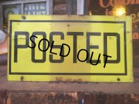 Vintage Posted & Electric Fance Farm Sign (AL291)