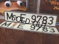 70s Vintage License Pair Plate M-E 9783 (AL289)