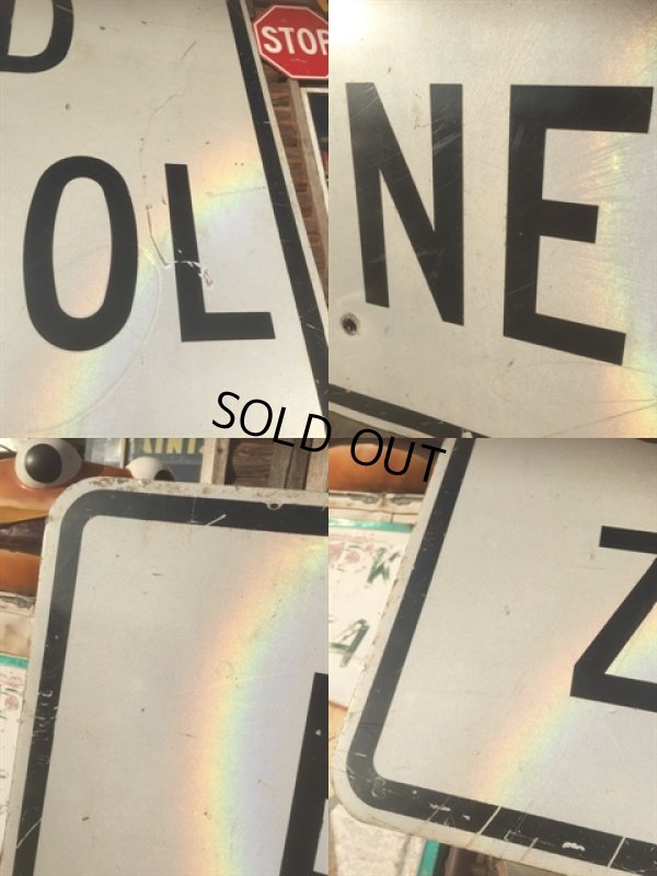 画像2: Vintage Road Sign END SCHOOL ZONE (AL301)