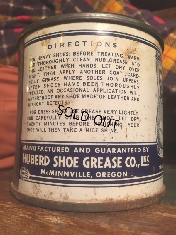 画像2: Vintage Huberd's Shoe Grease Tin (AL302)