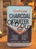 Vintage Gulf Lite Charcoal Starter Oil Can 1 QT (AL333)