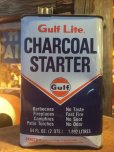 画像1: Vintage Gulf Lite Charcoal Starter Oil Can 2 QT (AL334) (1)