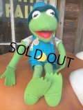 90s Vintage Muppets Kermit Doll 45cm (AL335)