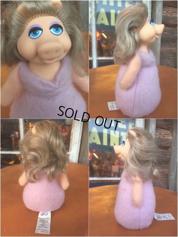 画像2: 70s Vintage Muppets Miss Piggy Beans Doll 15cm (AL339)