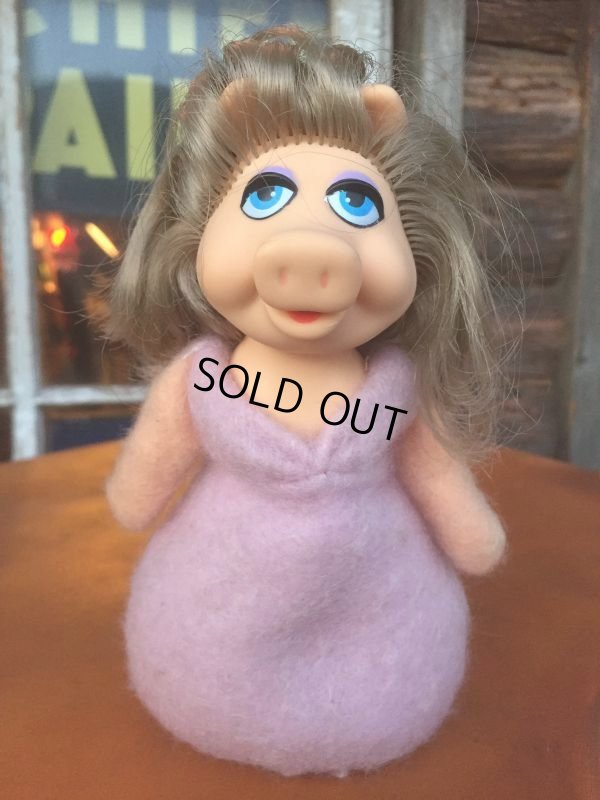 画像1: 70s Vintage Muppets Miss Piggy Beans Doll 15cm (AL339)