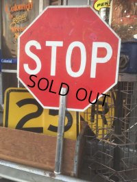 Vintage Road Sign STOP & SLOW (AL345)