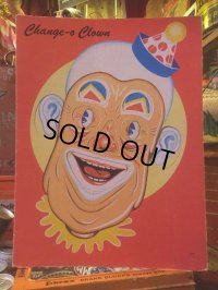Vintage Card Bord Game Change-o-Clown (AL347)
