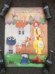 画像1: 70s Vintage McDonalds Poster Sign Ronald McDonald (AL352)  (1)