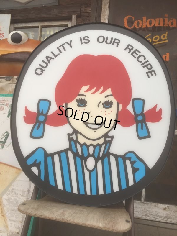 画像1: Vintage Wendy's Store Sign Huge (AL367) 