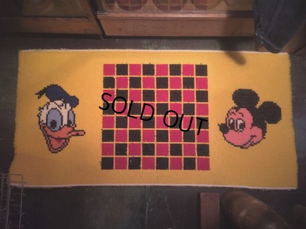 画像3: Vintage Disney Mickey & Donald Play Mat Rug (AL368)