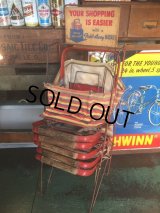 Vintage General Store Shoppig Basket Rack (AL370)