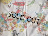 Vintage Mickey Mouse Club Twin Flat Sheet (AL385)