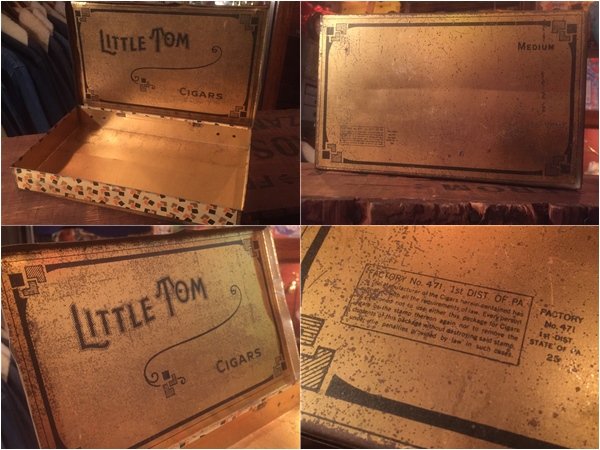 画像3: Vintage Little Tom Cigars Tabacco Tin Box (AL391)