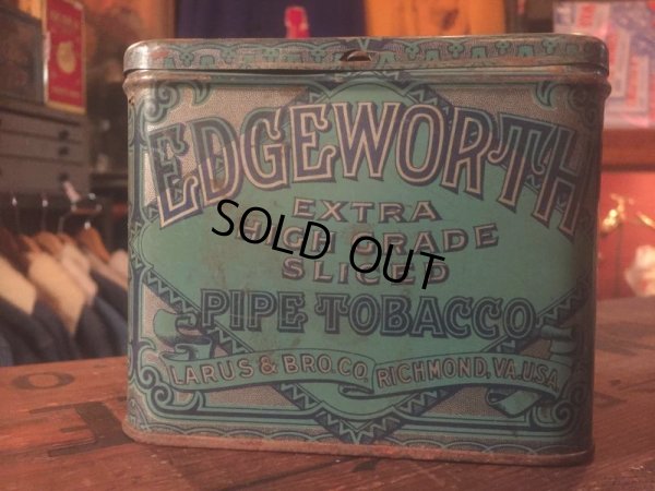 画像1: 30s Vintage Edgeworth Tabacco Tin (AL393)
