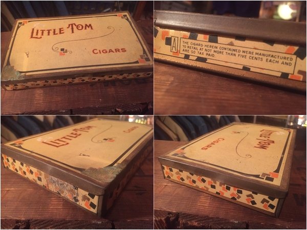 画像2: Vintage Little Tom Cigars Tabacco Tin Box (AL391)