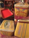 画像2: Vintage Oceanic Cut Plug Tabacco Tin Box (AL389) (2)