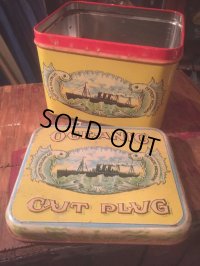 Vintage Oceanic Cut Plug Tabacco Tin Box (AL389)
