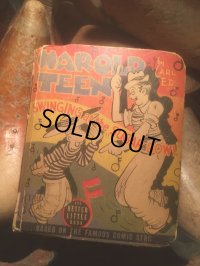 30s Vintage Big Little Book Harold Teen  (AL400）