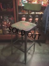 Vintage Lyon Industrial Stool Chair (AL411)