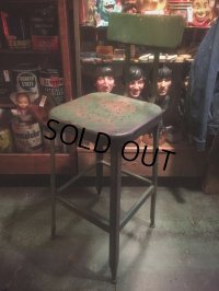 Vintage Lyon Industrial Stool Chair (AL411)