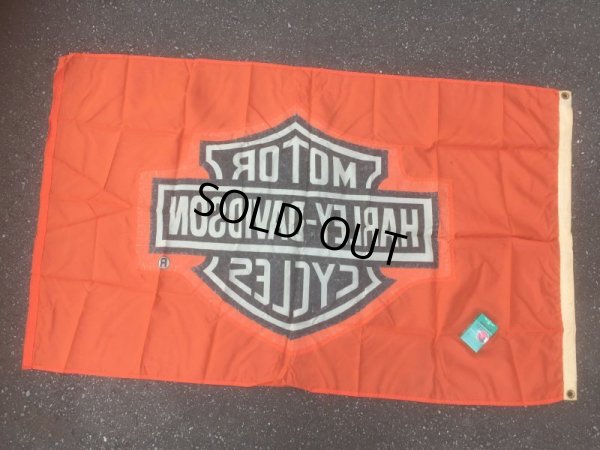 画像3: Vintage Harley Davidson Moter Cycles Flag Banner (AL412) 