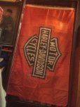 画像1: Vintage Harley Davidson Moter Cycles Flag Banner (AL412)  (1)