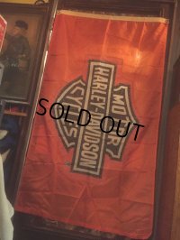 Vintage Harley Davidson Moter Cycles Flag Banner (AL412) 