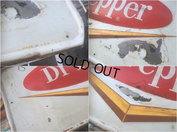 画像2: Vintage Dr Pepper Embossed Sign (AL419) 