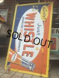 Vintage  Whistle Orange Soda Drink Embossed Sign (AL423) 
