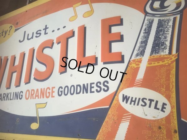 画像6: Vintage  Whistle Orange Soda Drink Embossed Sign (AL423)