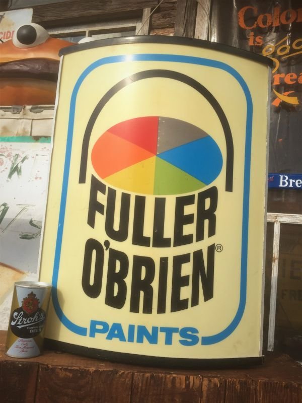 画像1: Vintage Fuller O'brien Paints Lighted Sign (AL422)