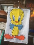 画像1: Vintage Tweety Bird Fabric Pillow Cushion Panel Kit (AL433)  (1)