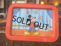 Vintage Disney Mickey Mouse Tin Tray  (AL434) 