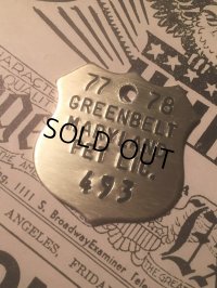 70s Vintage Dog Tag #493 (AL1752)
