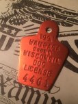 画像1: 90s Vintage Dog License Tag #4461 (AL1760) (1)