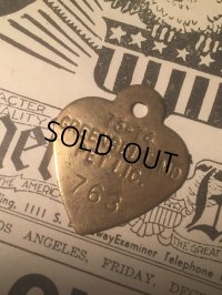 Vintage Dog License Tag #763 (AL1775)