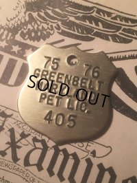 70s Vintage Dog Tag #405 (AL1756)