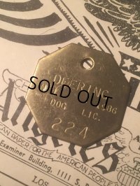 Vintage Dog License Tag #224 (AL1779)