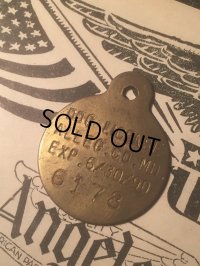 Vintage Dog License Tag #6178 (AL1768)