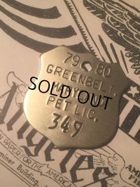 70s Vintage Dog Tag #349 (AL1754)