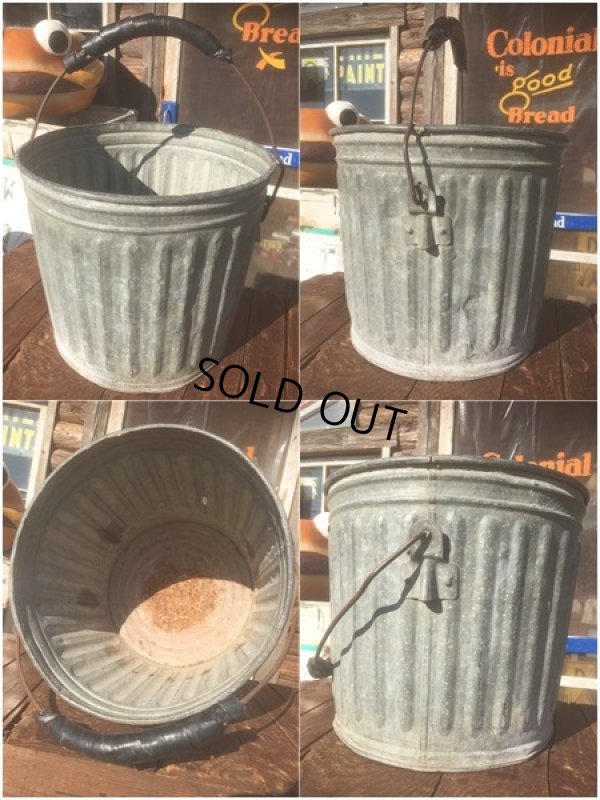 画像2: Vintage Metal Bucket  (AL440)