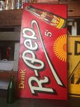 画像6: Vintage R-Pep Soda Drink Advertising Embossed Sign (AL446)