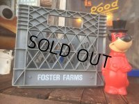 Vintage Foster Farms Plastic Crate Box (AL448)