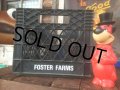 Vintage Foster Farms Plastic Crate Box (AL449)